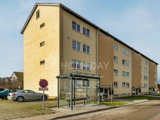 Gut vermietete 3 Zimmer Wohnung mit Balkon, Kamin zzgl. Stellplatz