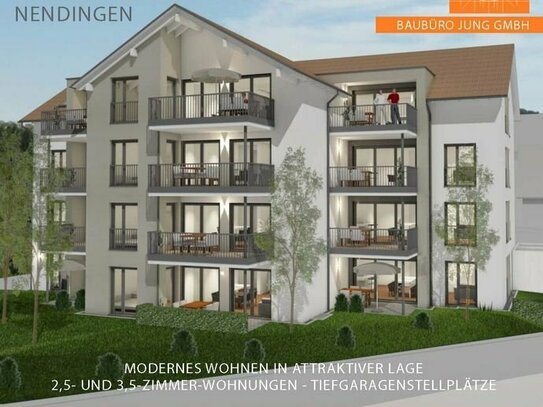 Attraktive 3,5-Zimmer-Neubau-Wohnung im Erdgeschoss