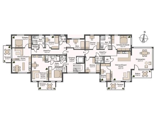 Moderne 4,5-Zimmerwohnung Wohnung Nr. 10 im 2. OG