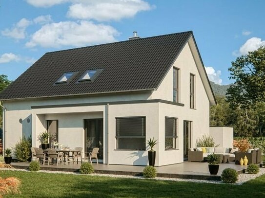 Klassische Satteldach-Architektur bei Ihrem bezugsfertigen QNG Traumhaus!