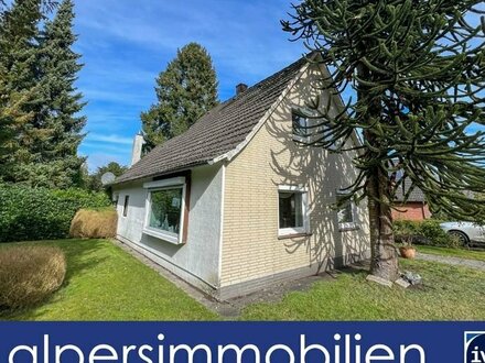 Alpers Immobilien: Idyllisch gelegenes Einfamilienhaus mit Garage in Leherheide - Fehrmoor