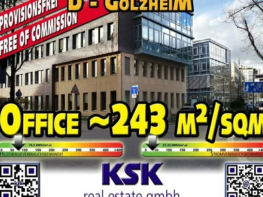 Office verkehrsgünstig, Nähe City und Messe ~243 m²/sqm Conveniently close city and fair