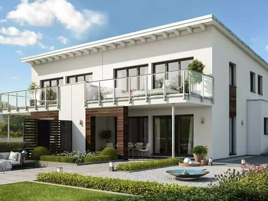 Doppelhaushälfte in Sprendlingen mit modernem Blickfang aus dem Hause Bien Zenker inkl.Grundstück in TOP LAGE