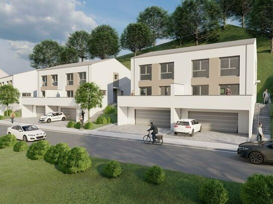 Neubau, 6 Doppelhaushälften in Saarbrücken-Bübingen