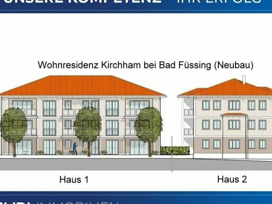 Neubau - Exklusive 3 Zimmer Luxus Eigentumswohnung in 9 Fam. Haus / 1.OG mit Balkon