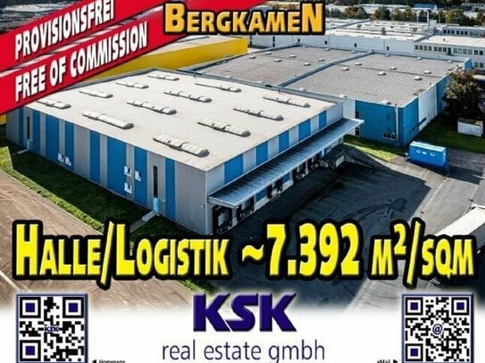 Lager- und Logistikflächen ~7.392 m²/sqm Storage and logistics areas