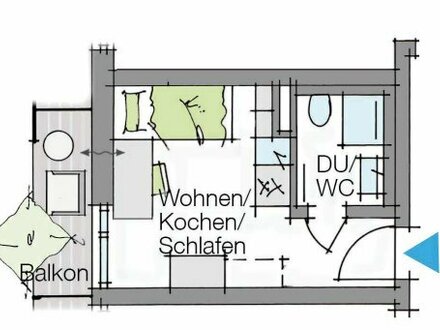 Wohnen im Herzen Nürnbergs: Neubau-Apartment inkl. Internet und Strom