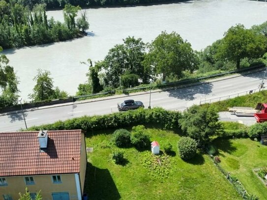 Rarität in Wasserburg! Baugrundstück am Rande der Altstadt für eine großzügige Doppelhaushälfte