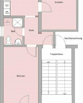 **Trier-Pallien** - Schöne 2 ZKB-Wohnung inkl. Einbauküche & Aufzug / Moselufer