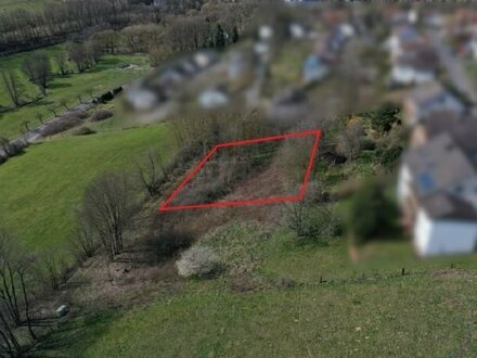 Baugrundstück in Oberaula mit unverbaubarem Blick Richtung Süden