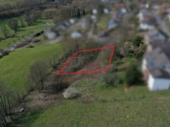 Baugrundstück in Oberaula mit unverbaubarem Blick Richtung Süden