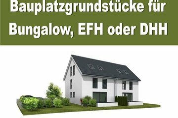 sonniger, gut geschnittener Bauplatz für Villa (auch Bauhausstil möglich), alternativ 4 x EFH oder 4 x Bungalow oder 4 x DHH, provisionsfrei