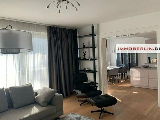 IMMOBERLIN.DE - Perfekt am Hagenplatz: Elegante Wohnung mit Loggia, Westterrasse u.a.m.