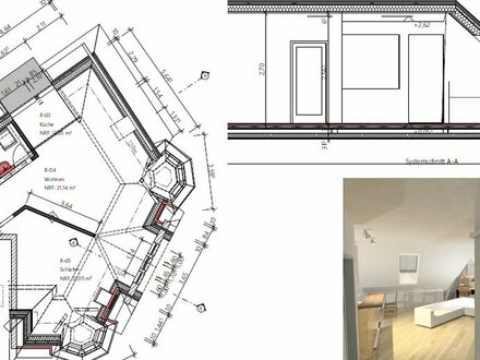 Über den Dächern von Flensburg - sanierte DG-Wohnung im Marienhölzungsweg