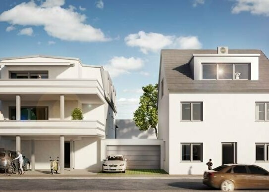 Neubau freistehendes Einfamilienhaus mit Einliegerwohnung großer Garage als Effizienzhaus 40 und der Option passiv zu k…