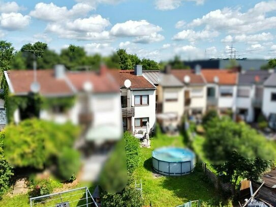 Familien willkommen! Gemütliches Reihenmittelhaus am Neckar sucht neue Eigentümer!