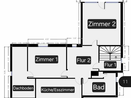 2ZKB, ca.72m^2 in Schortens Heidmühle/Östringfelde zu vermieten