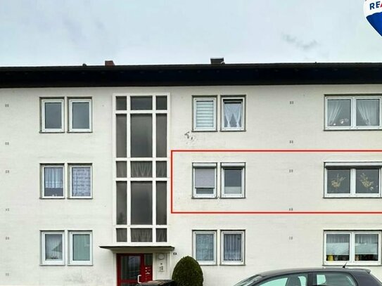 - Gepflegte 3-Zimmer Wohnung mit Loggia in Bünde-Südlengern zu verkaufen! -