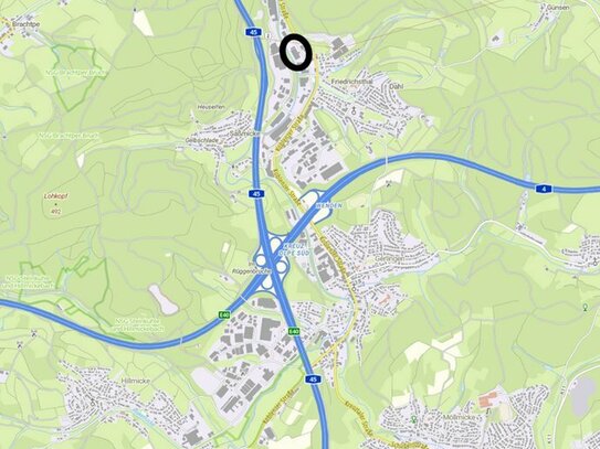 Neubau von Lager-/Service- und Verkaufsflächen in Olpe am Autobahnkreuz A 45/ A 4