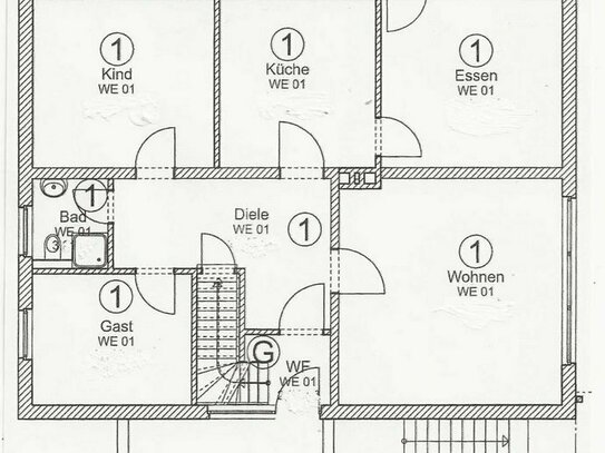 Erdgeschosswohnung 4 Zimmer gepflegt in Adendorf