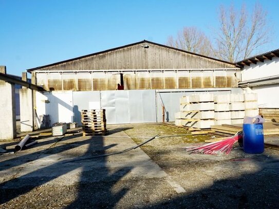 Gewerbehalle mit Freiflächen in Felsberg zur Vermietung!