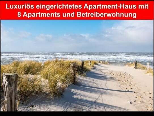 Luxuriös eingerichtetes Apartmenthaus (komplett renoviert) im Nordseebad Wremen zu verkaufen