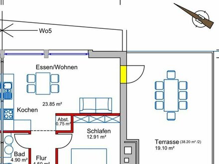 Schöne, modernisierte Eigentumswohnung unterhalb der Burg Trifels zu erwerben!