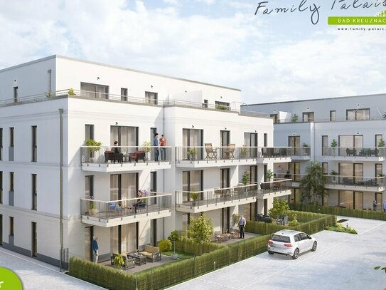 XL-Balkon I Neubau (A+) I provisionsfrei I seniorengerecht I Family Palais Bad Kreuznach