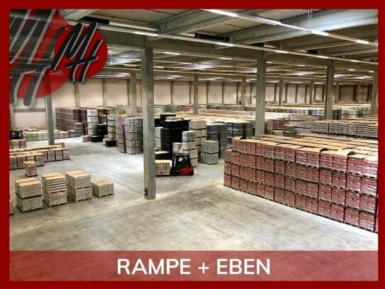 SCHNELL VERFÜGBAR - RAMPE + EBEN - Lager-/Logistik (6.000 m²) und Büro-/Service (1.000 m²)