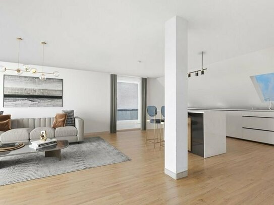 ++ Sofort beziehbarer Penthouse-Traum mit Dachterrasse (ca. 115 m²) - IM ERBBAURECHT ++