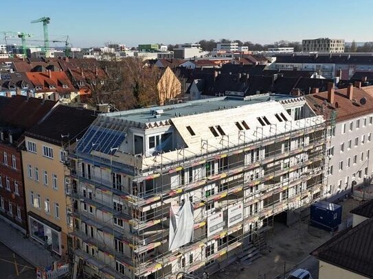 Mitten in der City von Neu-Ulm - Grüner Baum