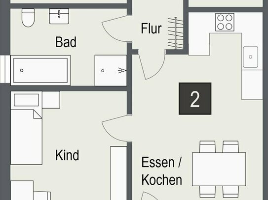 Lebens(t)räume Holledauer Ring - 3-Zimmer-EG-Wohnung mit ca. 160 m² Garten!!!