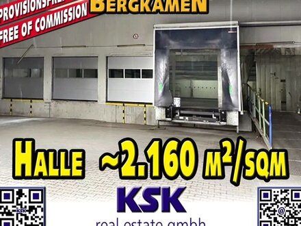 Günstige Halle ~2.160 m²/sqm Cheap hallin Bergkamen NRW