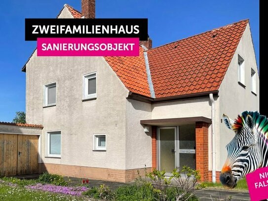 Für Handwerker! Zweifamilienhaus auf 1.285 m² in Barsinghausen ***Sanierungsobjekt***