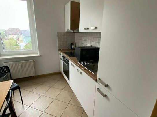 3 Raum Wohnung Zwickau Brand Einbauküche teilmöbliert Montageteams WG geeignet ab sofort