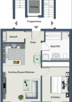 HELLE 2-ZIMMER NEUBAUWOHNUNG MIT SÜDBALKON "STADTPARK LIVING" Lifestyle-Wohnen zwischen Stadtpark und Maxtor