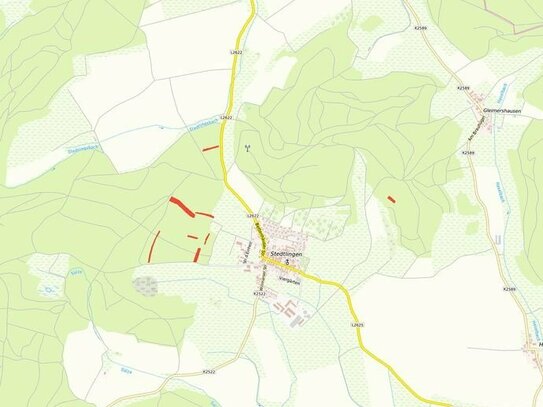 Anteile an Waldflächen in der thüringischen Rhön - provisionsfrei