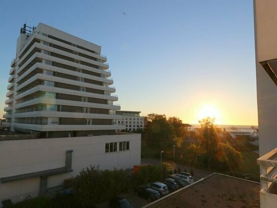 Sonnenaufgang zum Aufwachen und Frühstücken! Moderne 1,5 Zimmer Whg. mit Ostseeblick im Kaiserhof