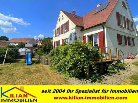 KILIAN IMMOBILIEN! NEUWERTIGE DHH AUS 2001 MIT 5 ZIMMERN + 151 M² WFL. + CA. 400 M² GRUND IN KAMMERSTEIN! KELLER * SOLA…