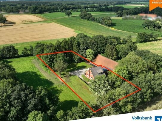Darf es ein bisschen mehr [Grundstück] sein? Heimeliges Einfamilienhaus in Papenburg - Herbrum!