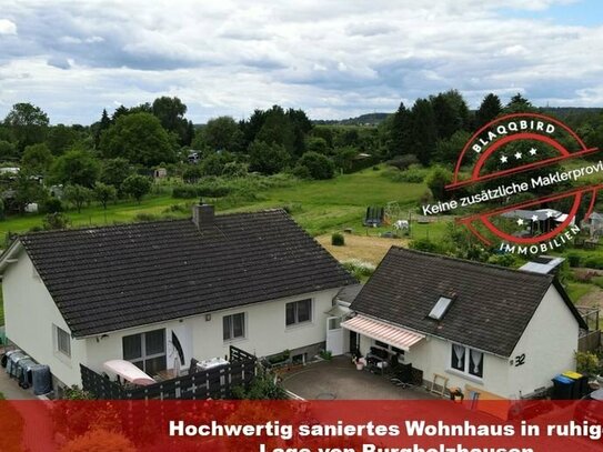 Provisionsfrei: Hochwertig saniertes Wohnhaus in ruhiger Lage von Burgholzhausen