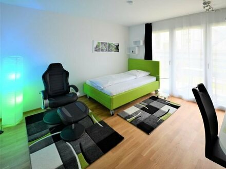 Moderne, möblierte 1-Zimmer-Wohnung, komplett ausgestattet, zentral in Mörfelden