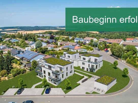 Baubeginn erfolgt - Provisionsfrei - Neubau - Eigentumswohnung - Mit 195 m² Gartenanteil