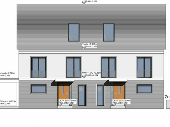 NEUBAU DHH KFW 40+ EFFIZIENZHAUS MIT LWWP + PV-ANLAGE