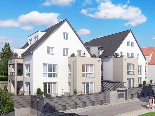 Beutelsbach: 4-Zi.-Maisonette mit gr. Loggia, Terrasse & Fernsicht **Aufzug | Tiefgarage**