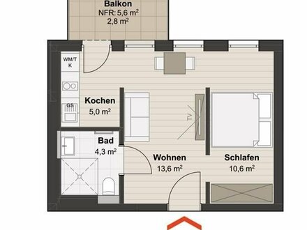 Zweitwohnung für Geschäftsleute und Wochenendheimfahrer- Zinnie- Erstbezug *Residenz am Schlosspark*