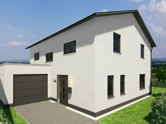 Schlüsselfertiges modernes Einfamilienhaus inkl. Garage Energieeffizientes Bauen mit KfW 40 Förderung