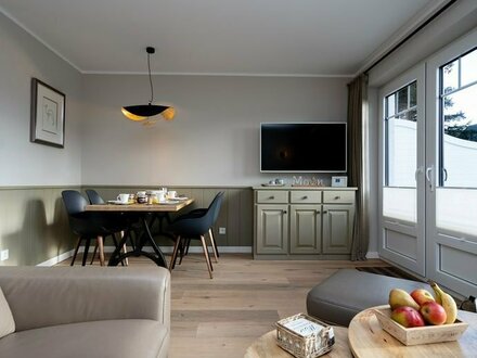 Luxuriöse 3 Raum Fewo Maisonette-Wohnung mit sonnigem Gartenanteil in Strand naher Lage!
