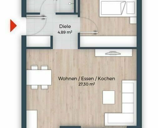 Stylische DG-Wohnung nähe Dechsendorfer Weiher mit Loggia, Lift + TG