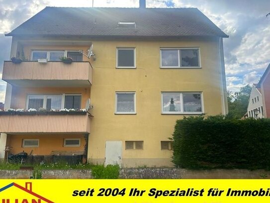 KILIAN IMMOBILIEN! RENOVIERTES + VERMIETETES DREI-PARTEIEN-HAUS MIT 256 M² WFL.IN GROSSHABERSDORF! KELLER * NAHWÄRMEVER…